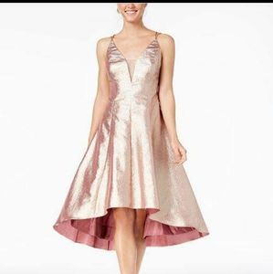 Calvin Klein Rose Gold Midi Dress Size 4